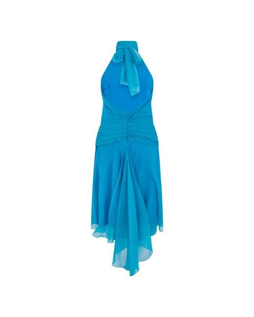 Alberta Ferretti Blue Midi Dresses