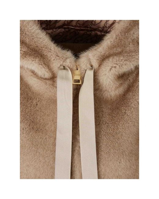 Herno Natural Faux Fur & Shearling Jackets