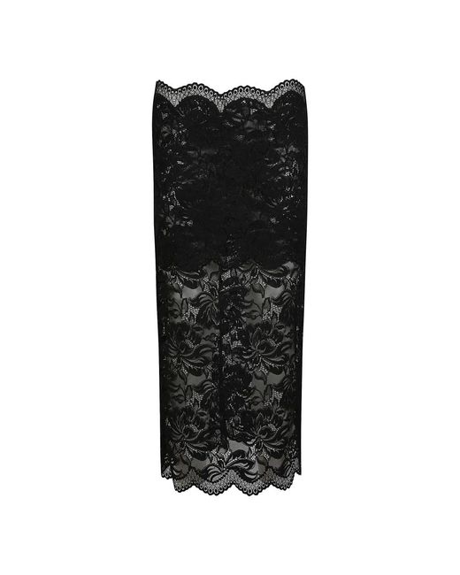Rabanne Rokken ,Zwart ,Elegante Maxi Rok Voor Vrouwen in het Black