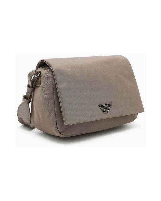 Emporio Armani Gray Cross Body Bags