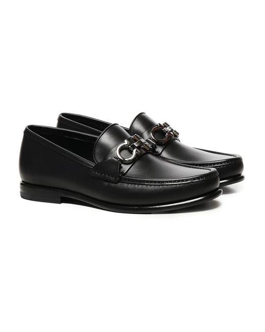 Ferragamo Black Loafers for men