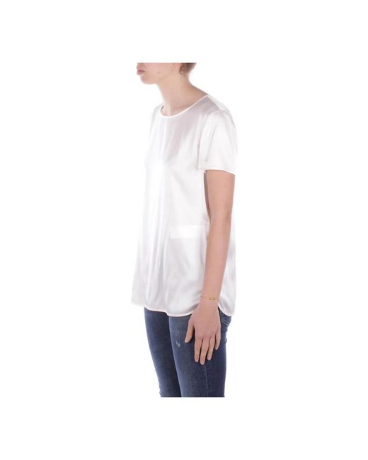 Max Mara White Blouses