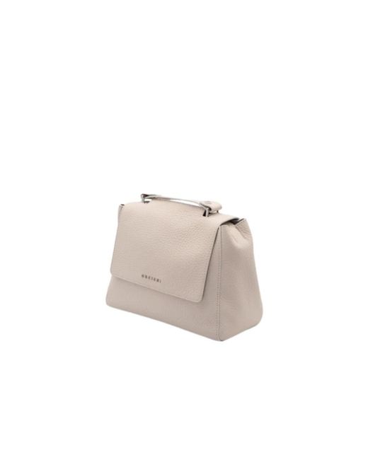 Orciani Gray Shoulder Bags