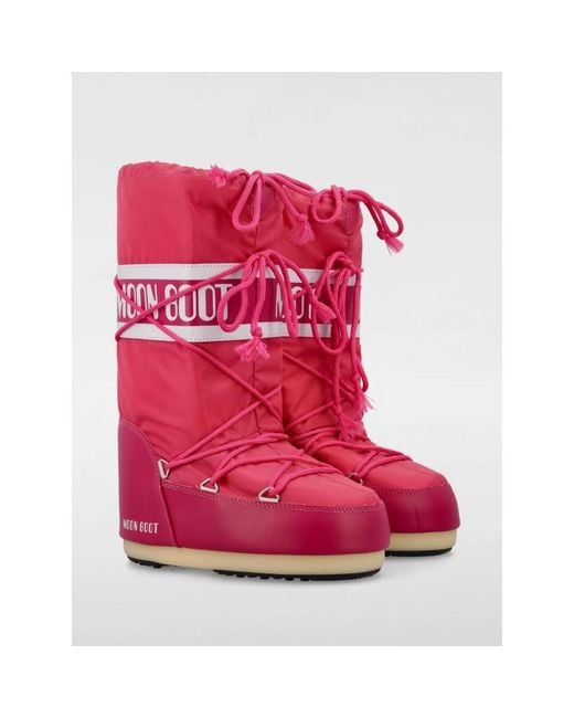 Moon Boot Pink Winter Boots