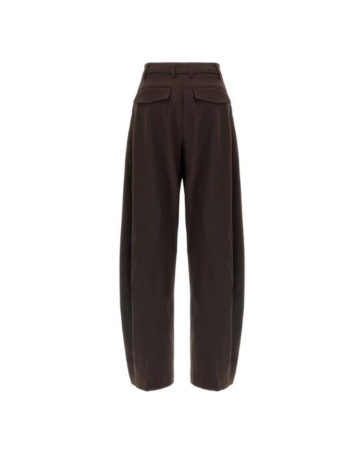 Wide Trousers Thelatest de color Black