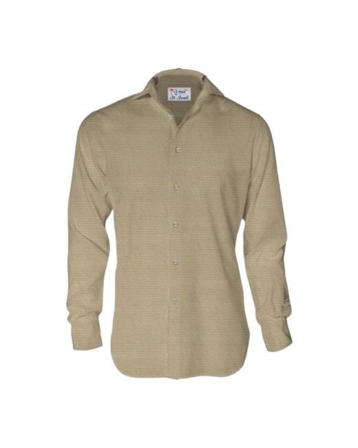 Mc2 Saint Barth Green Casual Shirts for men