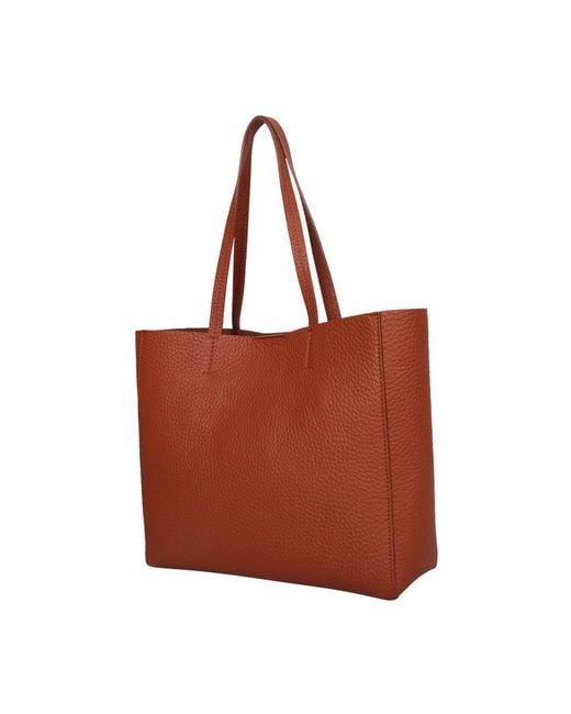 Orciani Red Tote Bags