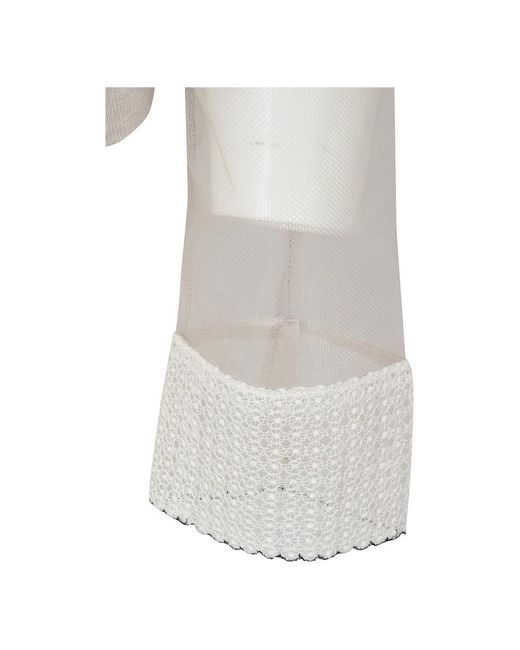 Fabiana Filippi Gray Round-Neck Knitwear