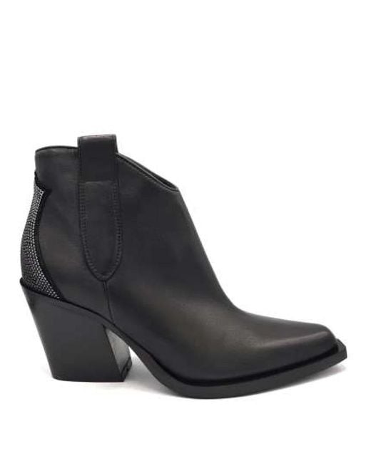 FRU.IT Black Cowboy & Biker Boots