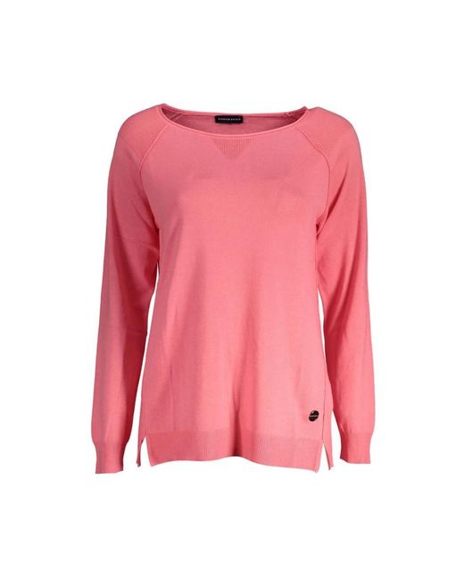 North Sails Pink Round-Neck Knitwear