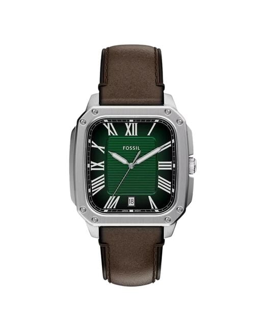 Fossil Crosby Fs6150 in Green für Herren