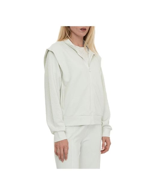 EA7 Sweatshirt Met Rits in het Gray
