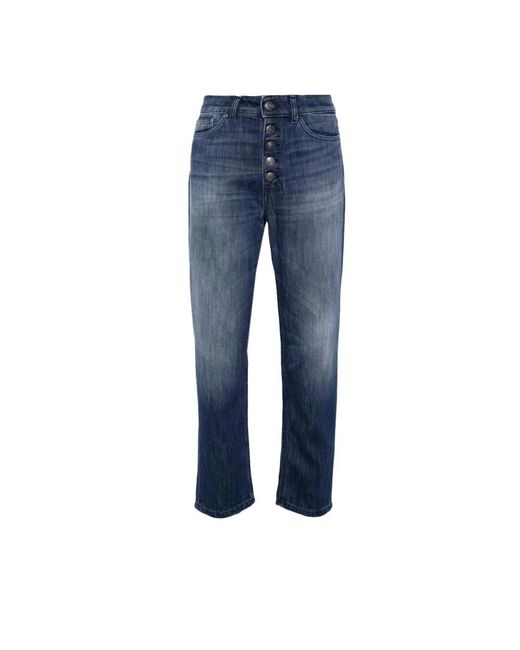 Cropped Jeans Dondup en coloris Blue