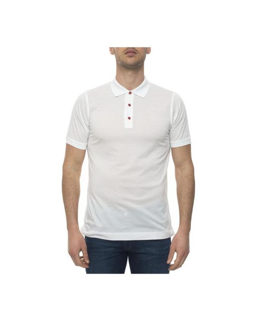 Kiton White Polo Shirts for men