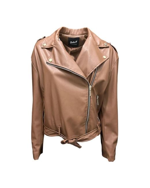 Light Jackets di Giulia N Couture in Brown