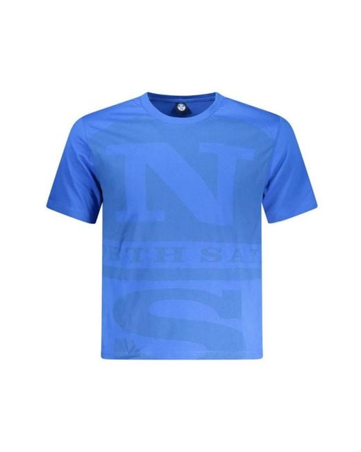 North Sails Blue T-Shirts for men