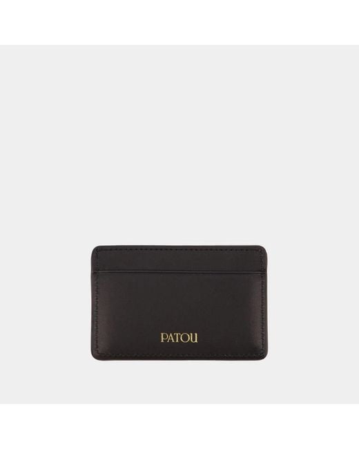 Patou Black Jp Card Holder