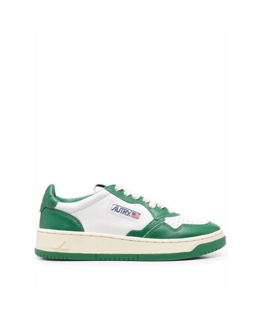 Autry Green Medalist Sneakers