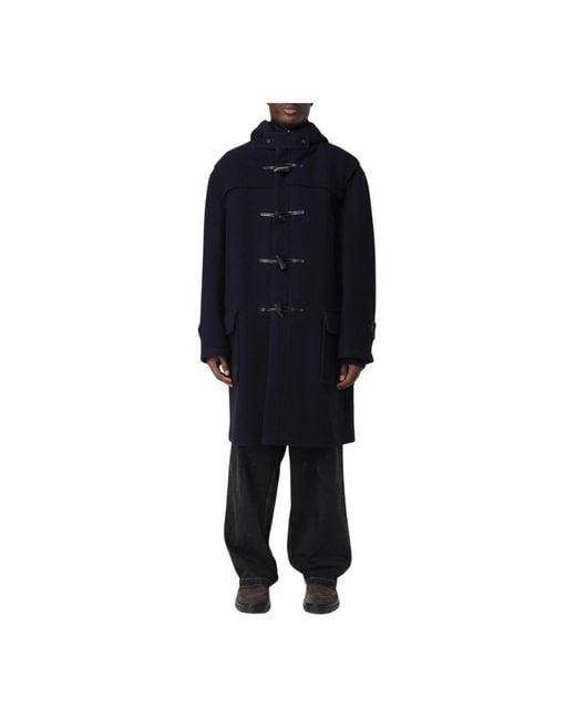 Single-Breasted Coats Maison Margiela de hombre de color Blue
