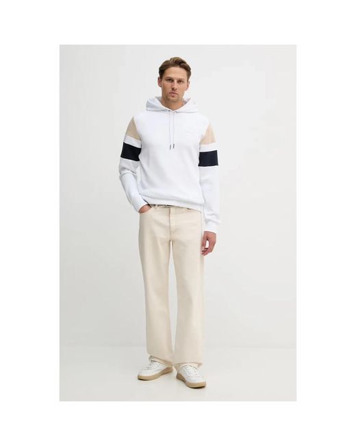 Hackett Resort Kapuzenpullover in White für Herren