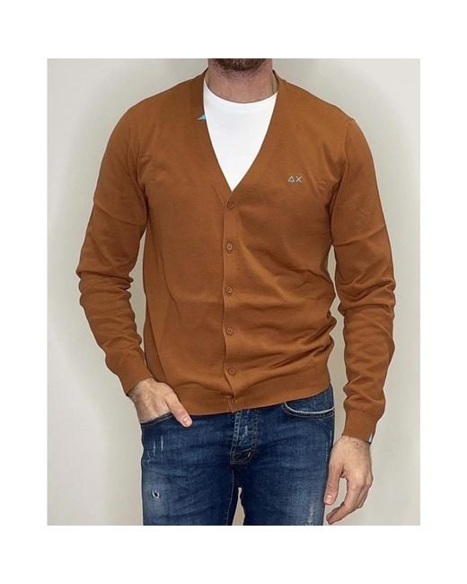 Cardigans Sun 68 pour homme en coloris Brown