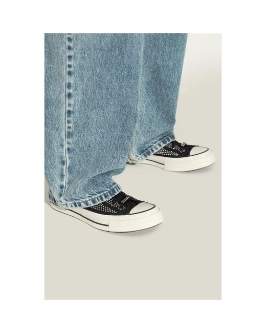 Converse White X Swarovski