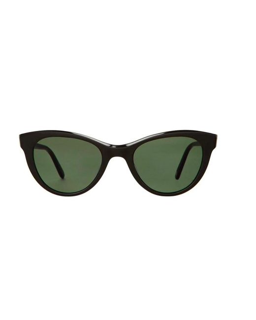 Garrett Leight Green Grüne sonnenbrille glco x clare v.,schwarze sonnenbrille glco x clare v. sun