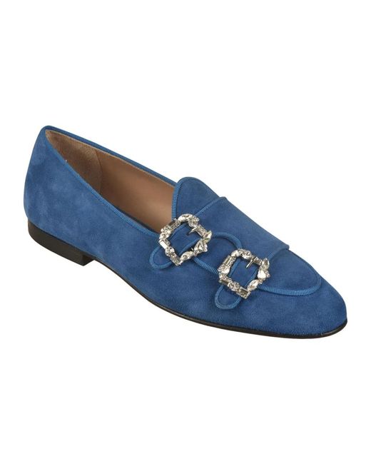 Edhen Milano Blue Ballerina Shoes