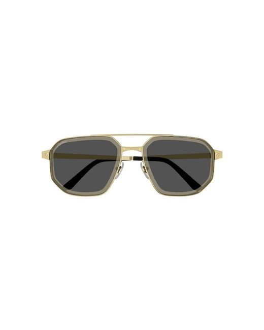Cartier Metallic Sunglasses for men