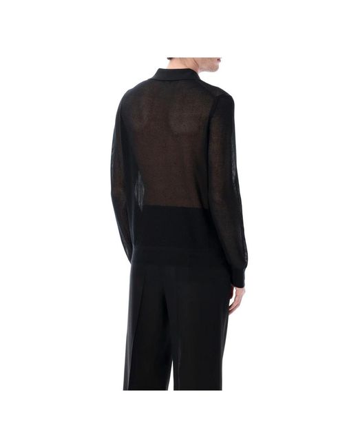 Tom Ford Black V-Neck Knitwear for men