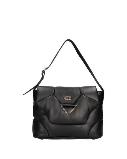La Carrie Black Shoulder Bags