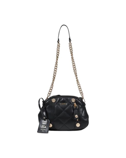 Liu Jo Black Schwarze Stepp-Schultertasche