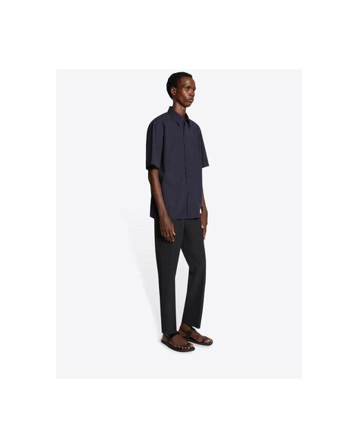 Dries Van Noten Schwarze wollhose in Black für Herren