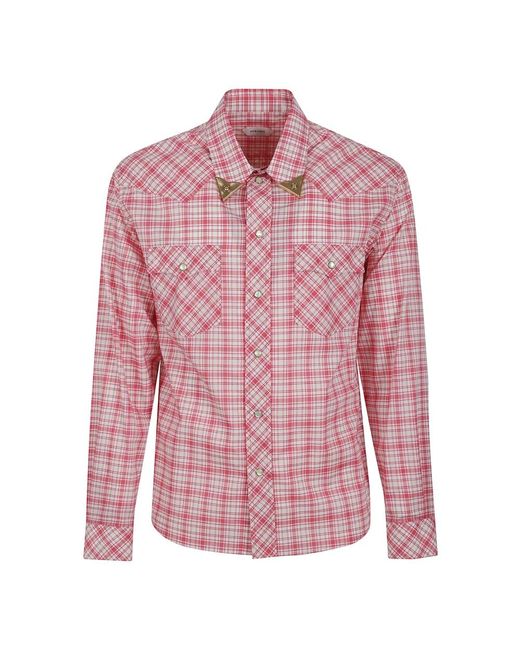 Versace Pink Casual Shirts for men