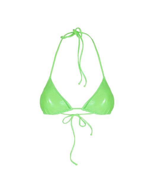 Mc2 Saint Barth Green Triangle bikini top klassischer stil