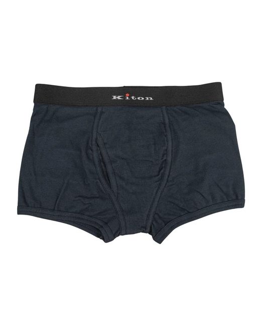 Kiton Cotton Ea Ondergoed in het Blue voor heren