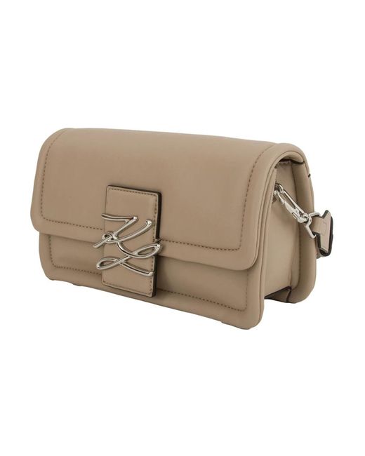 Karl Lagerfeld Natural Clutches