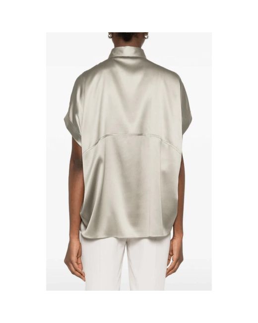 Brunello Cucinelli Natural Blouses