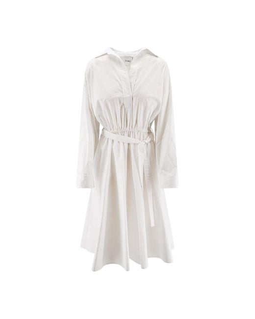 Nude White Shirt Dresses
