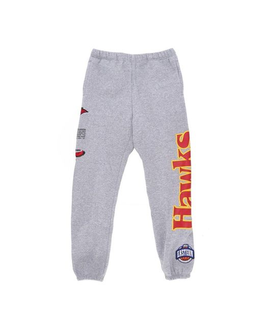 Mitchell & Ness Nba Team Origins Fleece Pant in Blue für Herren