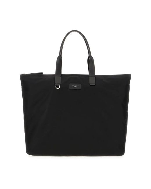Dolce & Gabbana Black Shopping Bags for men