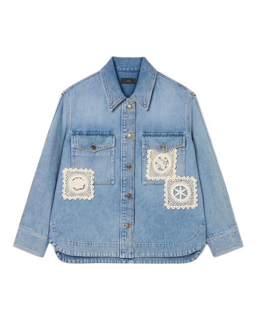 Alanui Blue Denim Shirts