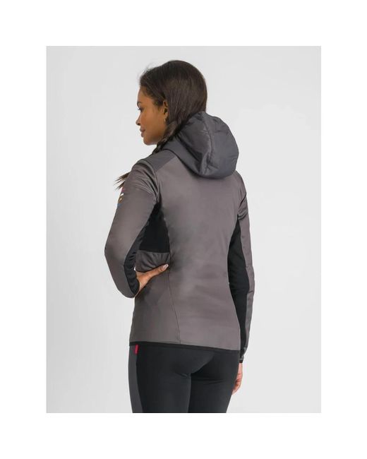 Sportful Fitness ,Zwart ,Zwarte Oesterjas in het Gray