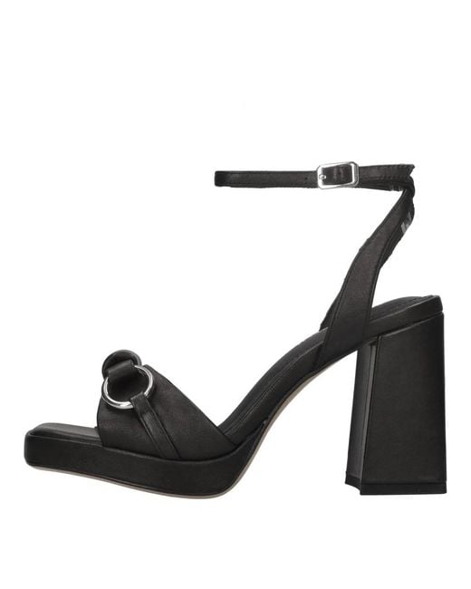 Bruno Premi Black High Heel Sandals