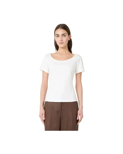 Weekend by Maxmara White T-Shirts