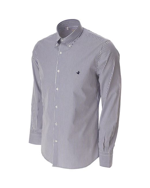 Brooksfield Gray Formal Shirts for men