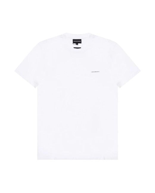Emporio Armani White T-Shirts for men