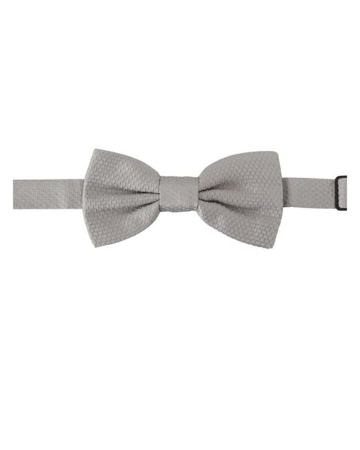 Dolce & Gabbana Gray Bow Ties for men