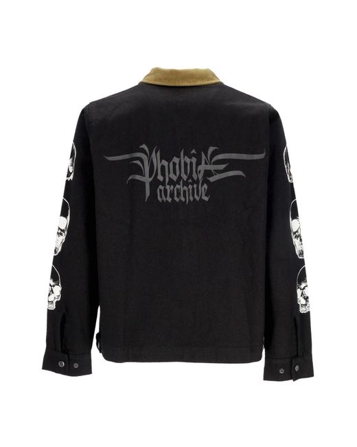 Denim Jackets di PHOBIA ARCHIVE in Black da Uomo