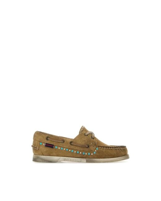 Sebago Green Loafers